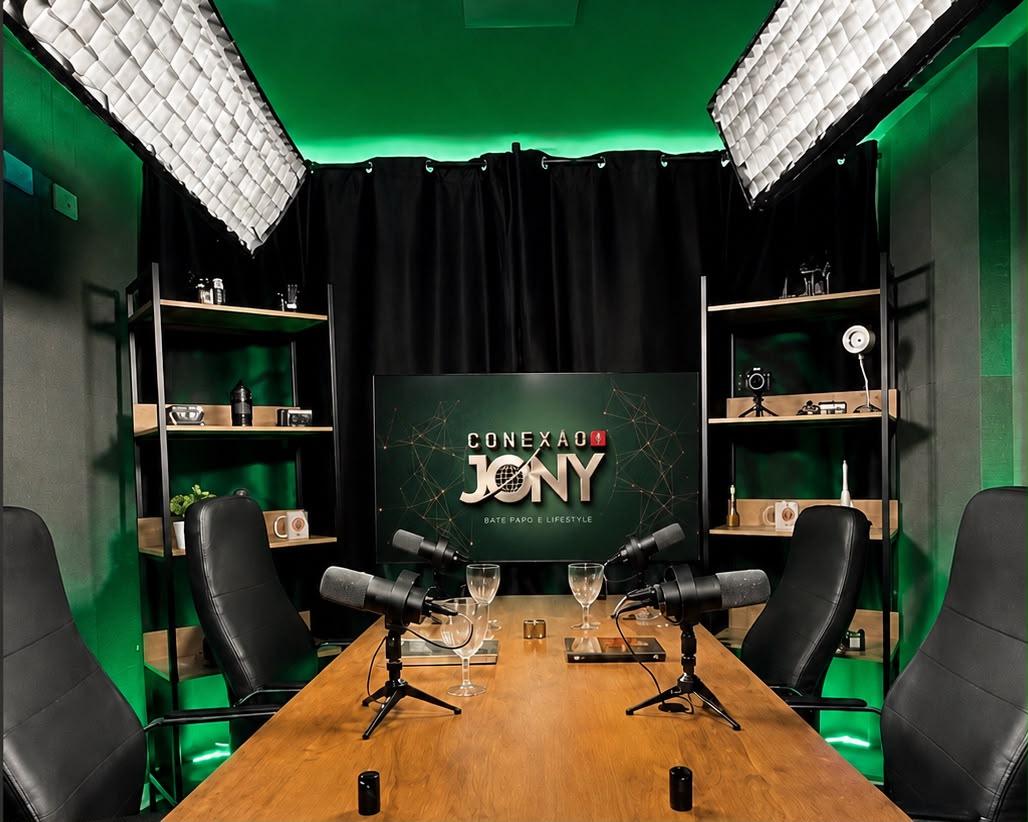 Visão geral do cenário do Conexão Jony